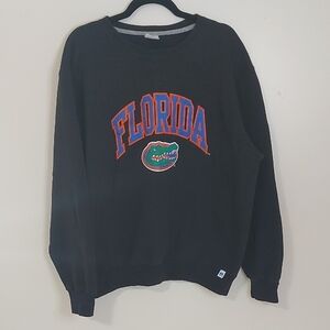 Russell Athletic Black Crewneck Sweater Large